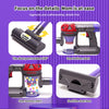 3-in-1 Electric Cleaning Playset for Kids with Storage Rack