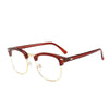 Retro-Halbrauen-Brille mit Blaulichtfilter