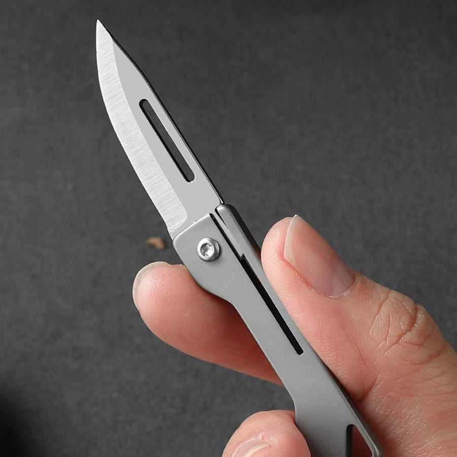 Titanium Folding Utility Knife