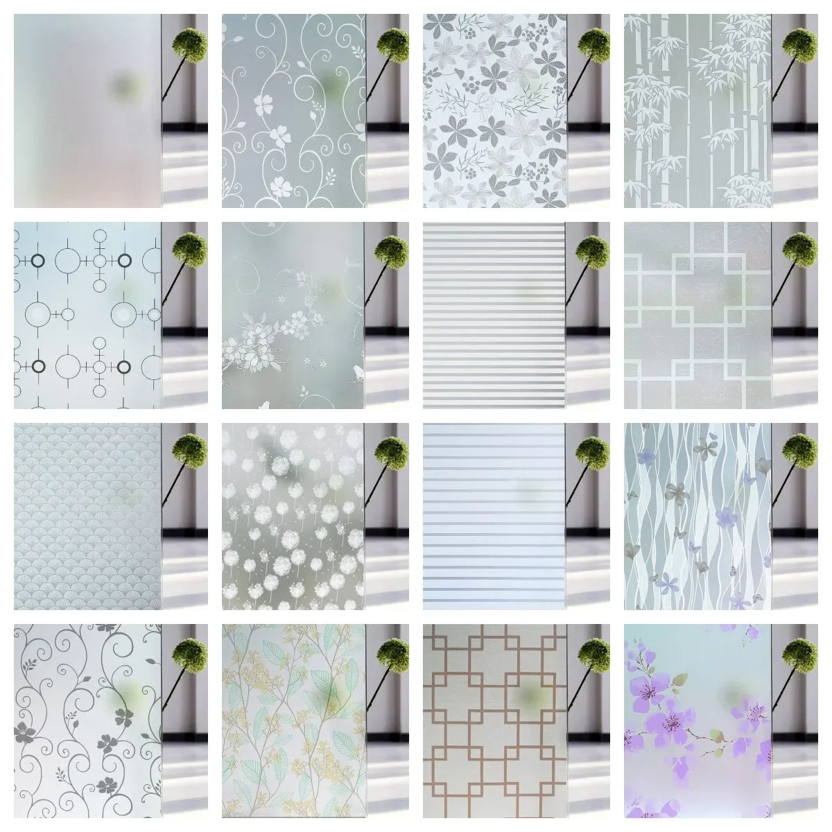 Getöntes Privacy-Fensterfolie für Glas