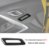Black carbon fiber trim piece for Chevrolet Camaro interior