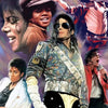 A collage featuring Michael Jackson in various styles and poses, used as context for a diamond painting kit.