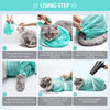 Adjustable Mesh Cat Grooming & Bathing Bag