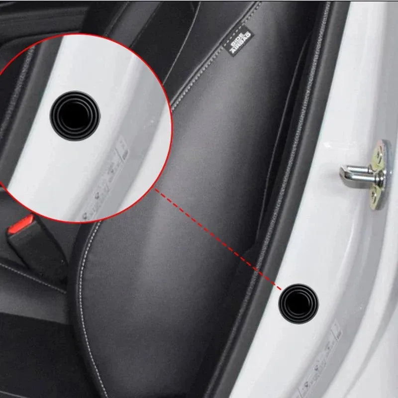 Universal Silicone Car Door Anti-Shock Bumpers & Noise Dampeners