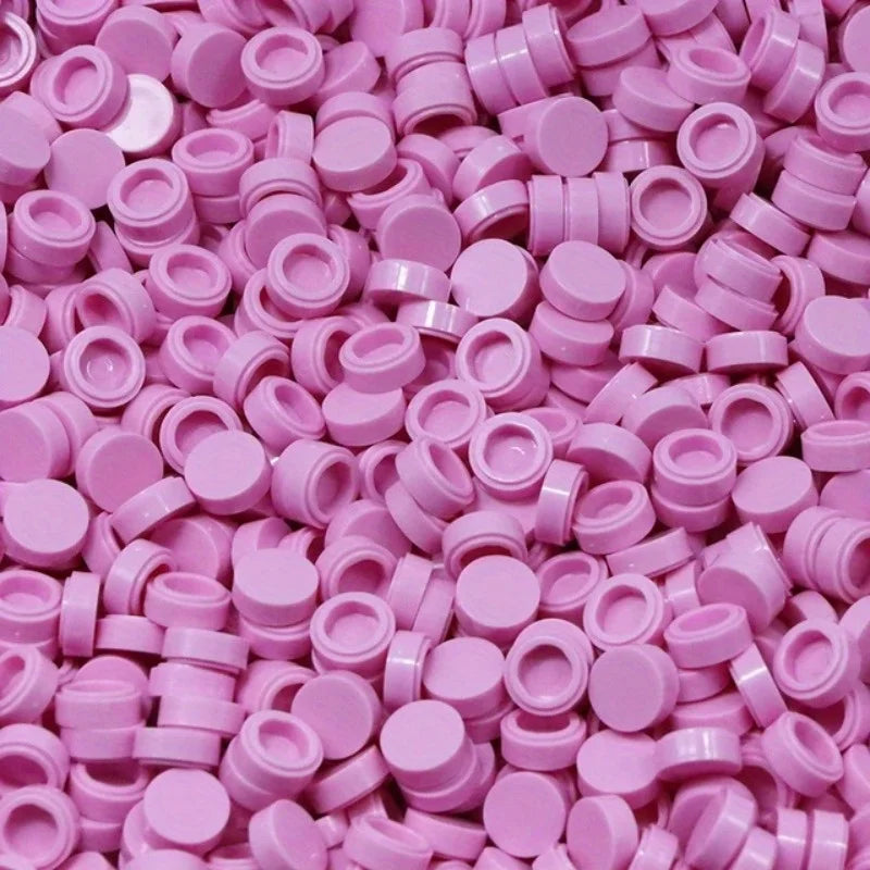 198-Piece Round Tile Building Blocks Set for Creative DIY Projects