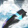 High-Speed Remote Control Speedboat with Double Propellers