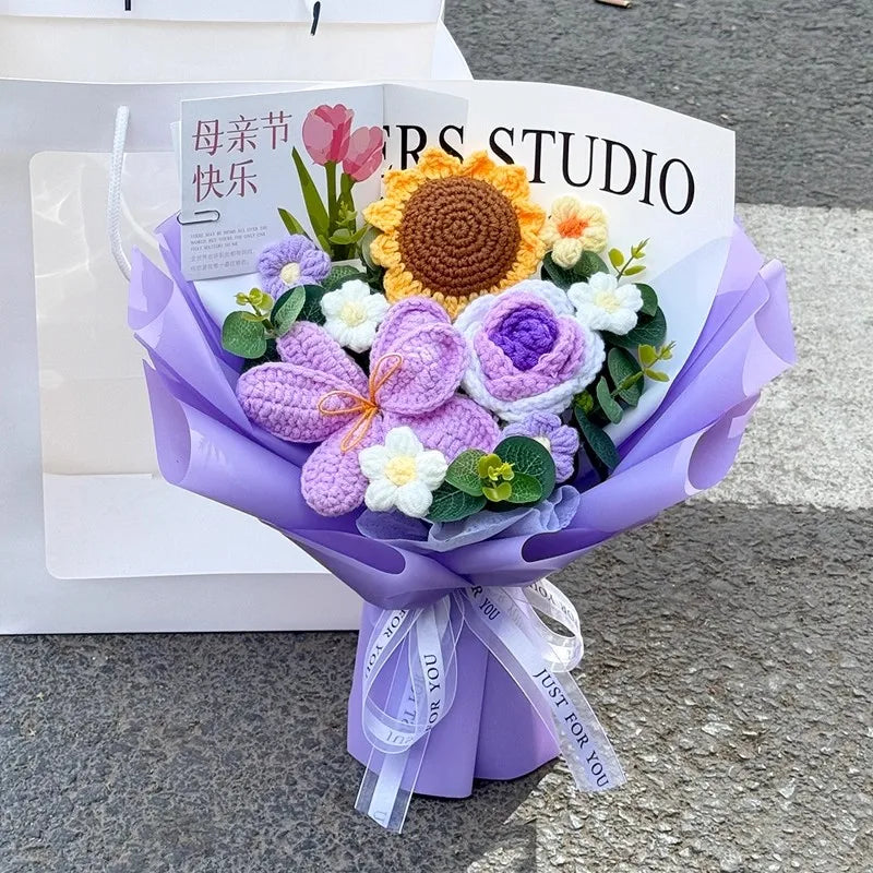 Handmade Crochet Flower Bouquet – Everlasting Gift for Any Occasion