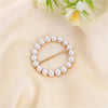 Crystal Rhinestone Scarf Ring Clip for Shirts and Scarves