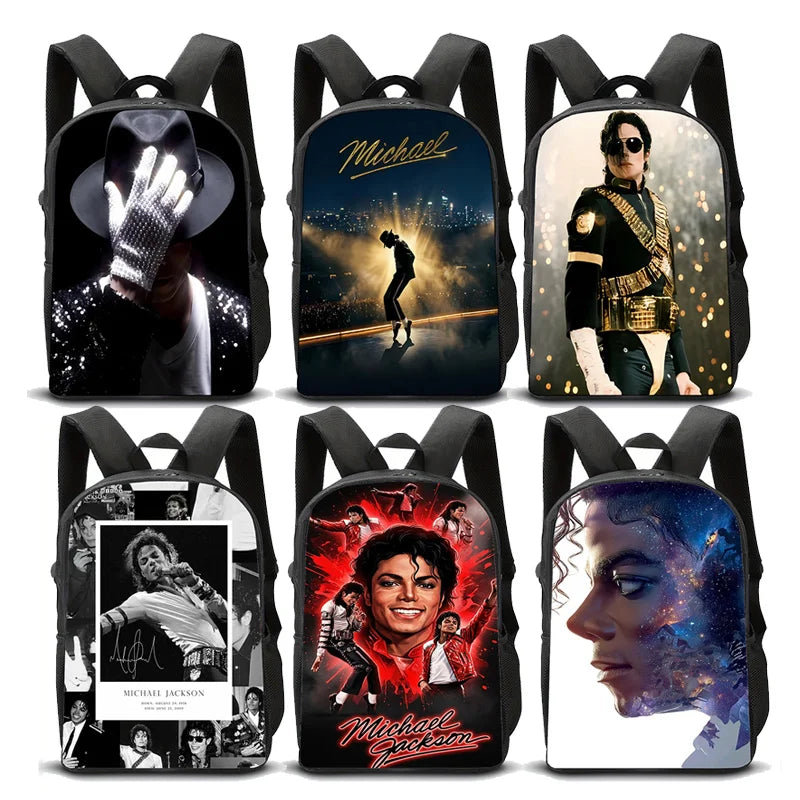 Michael Jackson 3D Print Backpack for School & Travel