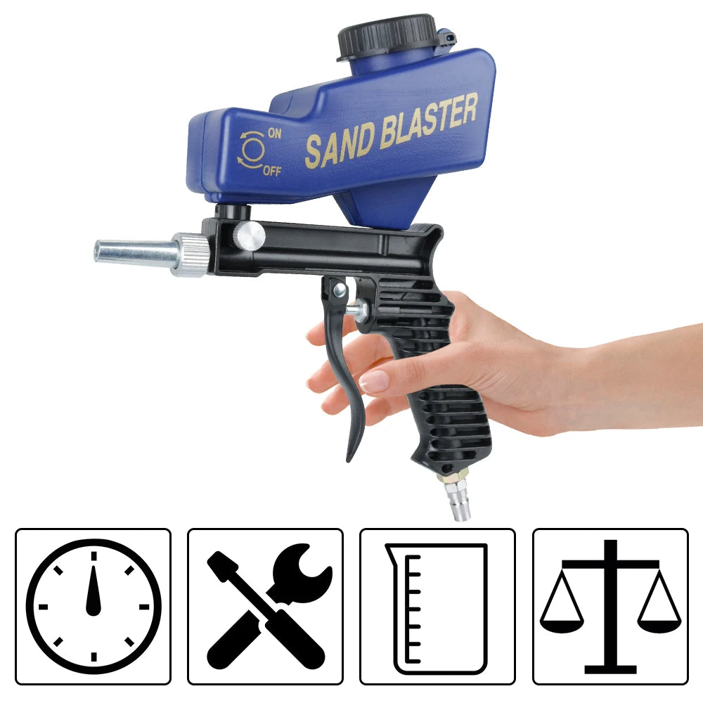 Pneumatic Gravity Sandblasting Gun