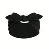 Bandeau Large Bohème avec Nœud et Oreilles de Lapin