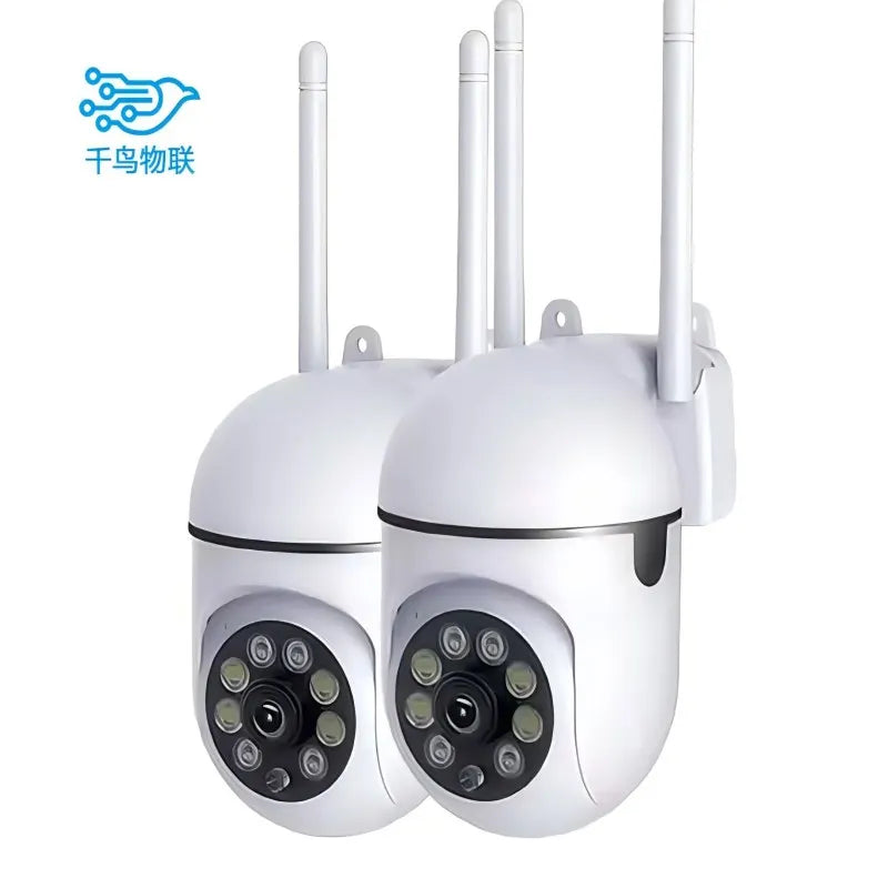 8MP PTZ Outdoor Security Camera with AI Tracking & Night Vision