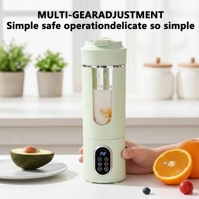 Portable Wireless Citrus Juicer with Ice Crushing