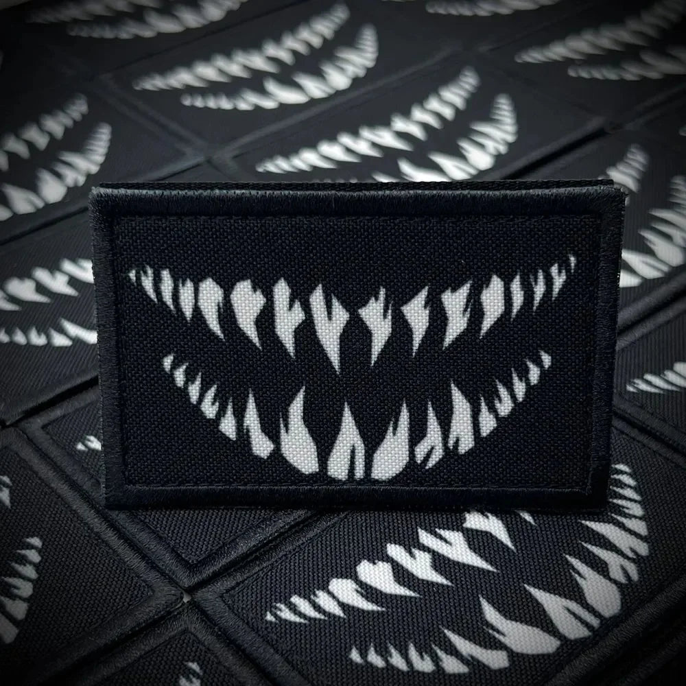 Devil Teeth Morale Patch – Hook & Loop Tactical Emblem