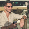 Slim RFID-Blocking Wallet with Money Clip and ID Window