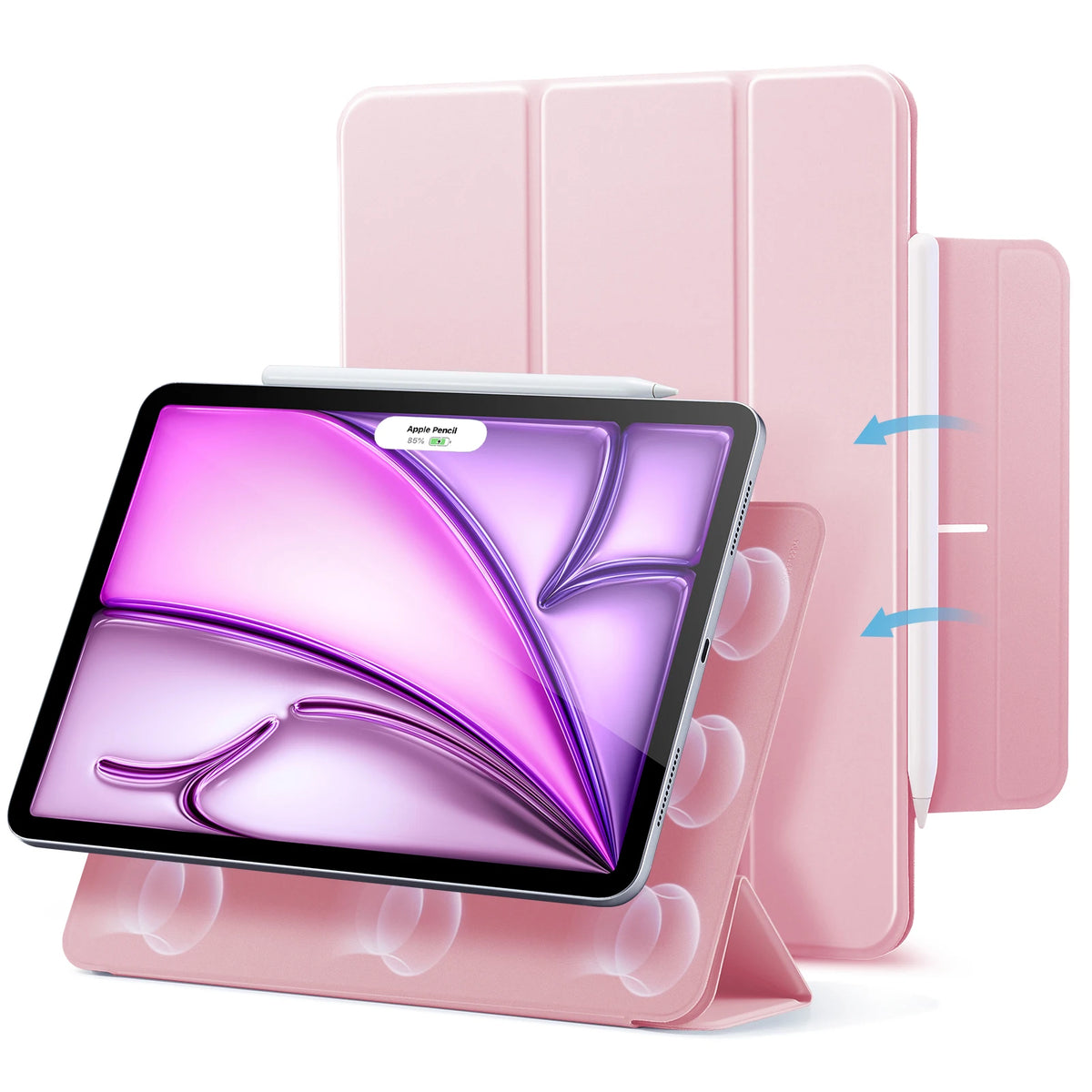 Magnetic Folio Case for iPad Air 11 Inch with Auto Wake/Sleep
