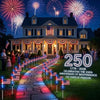 Solar-Powered LED American Flag Garden Light