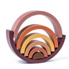 Rainbow Arch Bridge Wooden Building Blocks for Kids