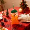 Verre en forme d'ours avec paille