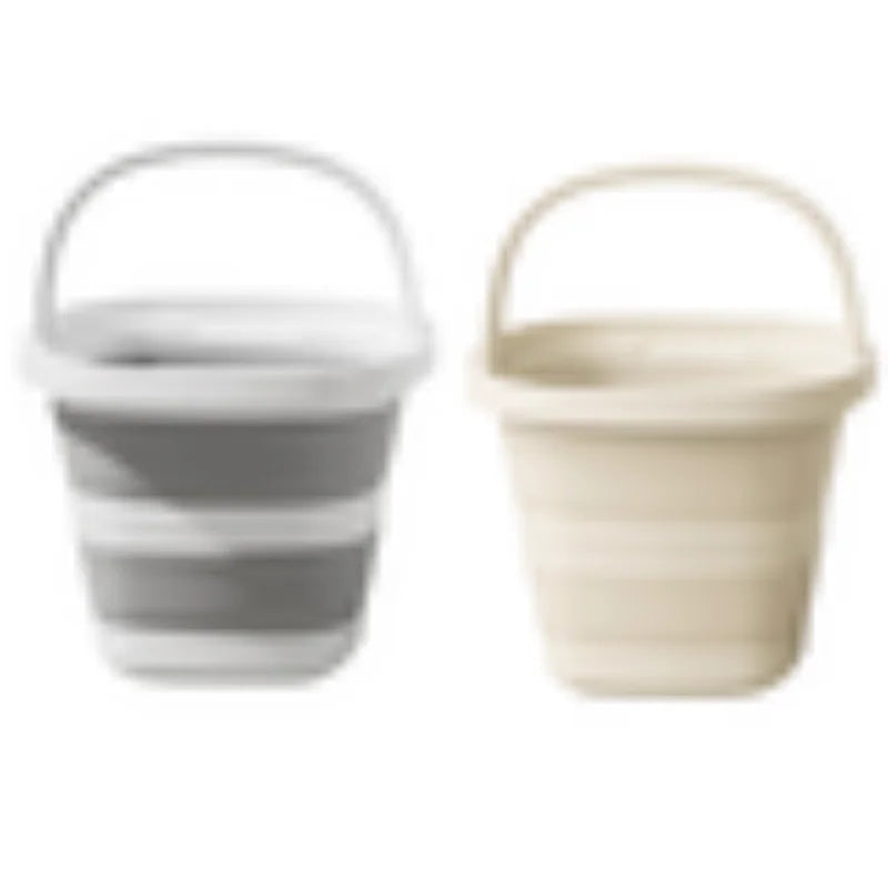 Foldable Water Bucket with Carry Handle for Camping and Home