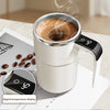 Smart Electric Self-Stirring Coffee Mug with Digital Display