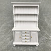 1/12 Scale Dollhouse Wooden Bookcase Cabinet with Drawers