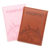 Porte-passeport en cuir élégant