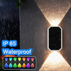 Solar-Powered RGB Wall Wash Light