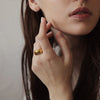 Chunky Gold Dome Ring