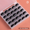 Pre-filled Sewing Bobbins Set with Storage Case