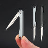 Compact Folding Utility Knife with Replaceable Blades