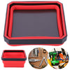 Collapsible Magnetic Parts Tray with Silicone Bowl
