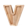 Wooden Alphabet Piggy Bank – Educational Coin Savings Box