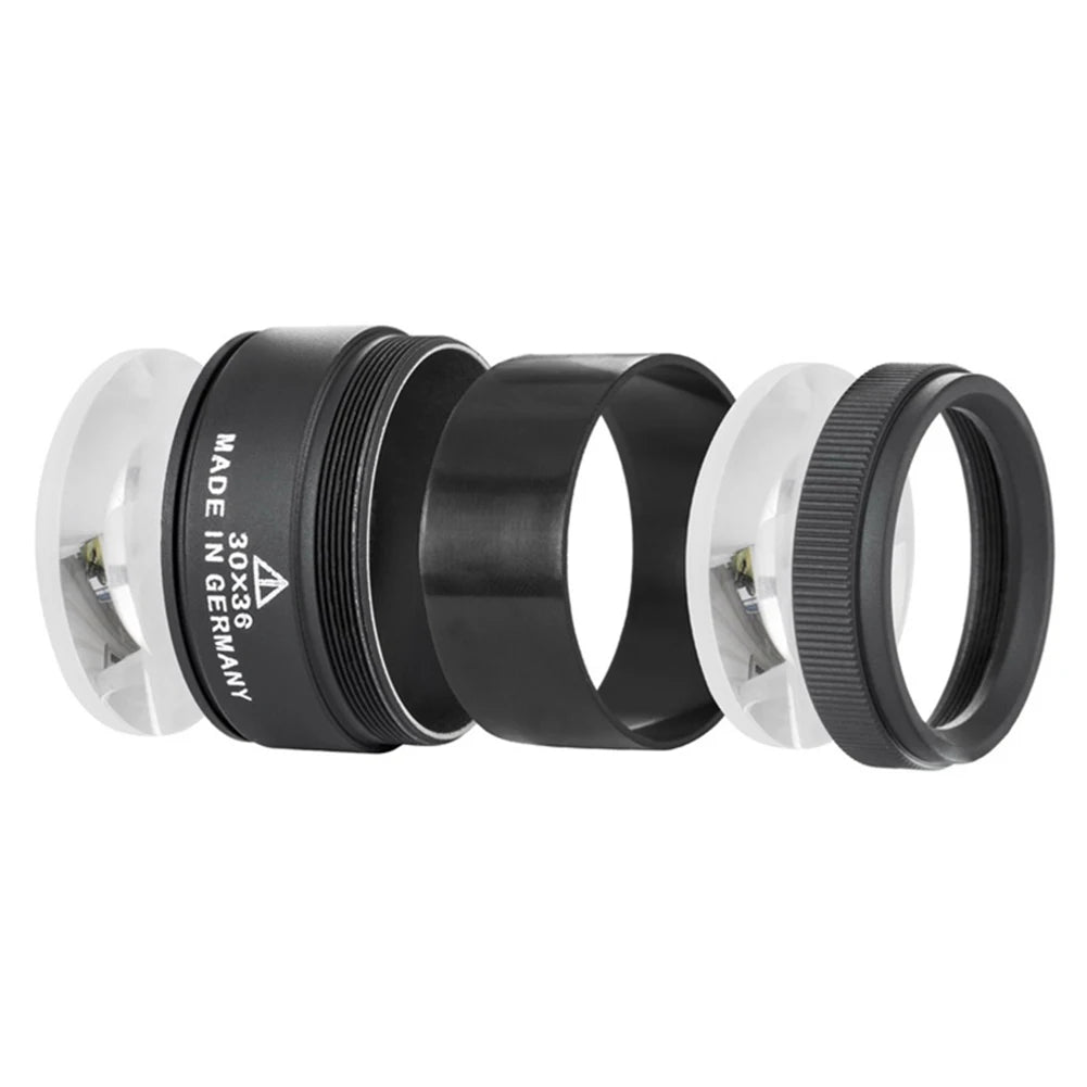 High-Powered 30X Magnifying Glass with K9 Optical Lens