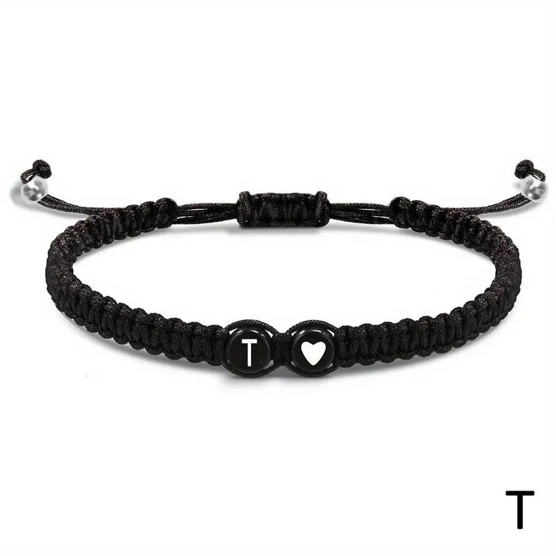 Personalized Woven Letter Bracelet