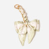 Elegant Bow Chain Bag Strap with Hanging Charm