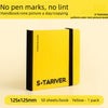 A yellow sketchbook titled S*TARIVER with black accents, shown on a light background.