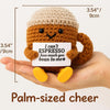 Handmade Crochet Pocket Hug Doll with Custom Message