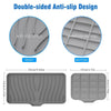 Silicone Drain Soap Dish with Anti-Slip Base