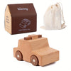 Wooden Engineering Vehicle Toy Set (11 Pieces)