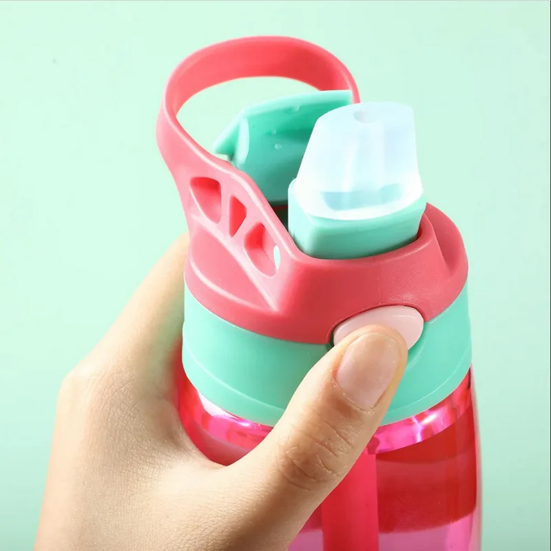 Durable Portable Straw Water Bottle