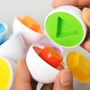 Montessori Shape-Matching Egg Puzzle Set for Toddlers