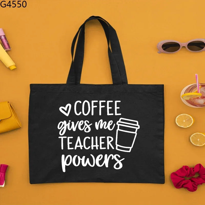 Sac Tote en Toile Durable pour Enseignants