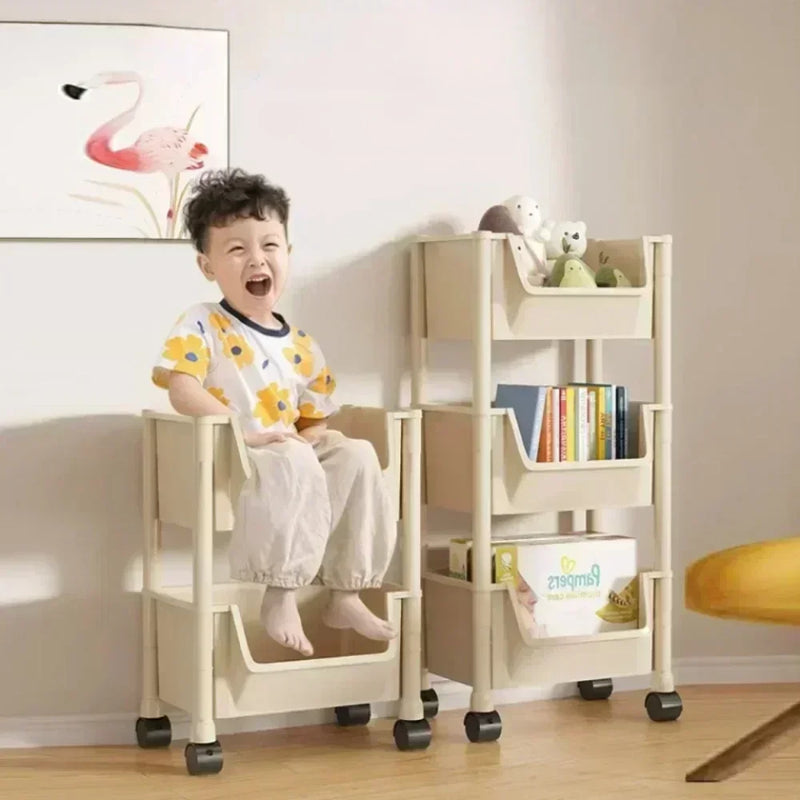 Rolling Storage Cart with Wheels – Multi-Purpose Kitchen, Bathroom & Office Organizer