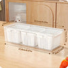 Square Food Storage Containers with Clear Compartments