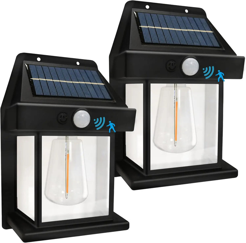 Solar Motion Sensor Outdoor Wall Light