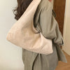 Retro Suede Shoulder Bag with Large Capacity