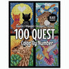 Color by Numbers Coloring Book for Adults with Dual-Head Pens