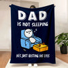 Funny Cartoon Dad Blanket