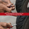 Tubeless Tire Repair Kit — 40 Rubber Studs with Storage Box